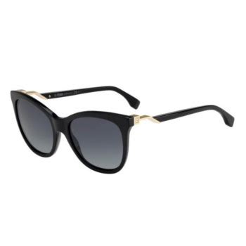 occhiali da sole fendi ff 0200/s // 807/hd black|FENDI FF 0200/S 807HD BLACK GOLD GRADIENT .